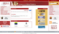 Portada web Biblioteca Virtual